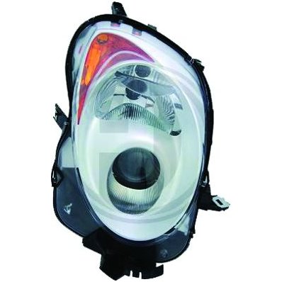 Proiettore cromato per ALFA ROMEO MITO dal 2016 lato destro passeggero Codice OEM 50508590