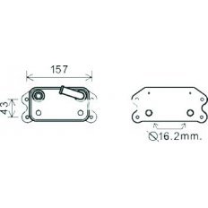 Radiatore olio per VOLVO XC70 dal 2012