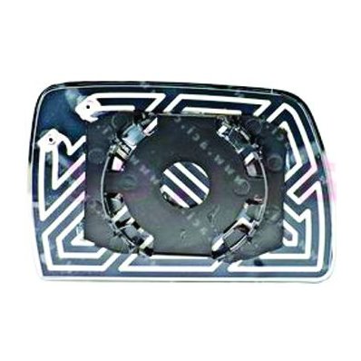 Piastra specchio retrovisore termica per BMW X3 E83 dal 2004 al 2006 lato sinistro guidatore Codice OEM 51163404625
