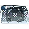 Piastra specchio retrovisore termica per BMW X3 E83 dal 2004 al 2006 lato sinistro guidatore