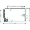 Condensatore per BMW 5 E34 dal 1988 al 1995