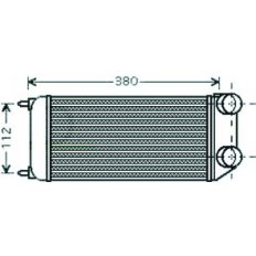 Intercooler per PEUGEOT 206 dal 2009 al 2013