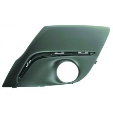Griglia laterale paraurto con foro fendi e foro DRL per PEUGEOT 107 dal 2012 al 2014 lato sinistro guidatore