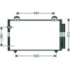 Condensatore per TOYOTA COROLLA dal 2004 al 2007