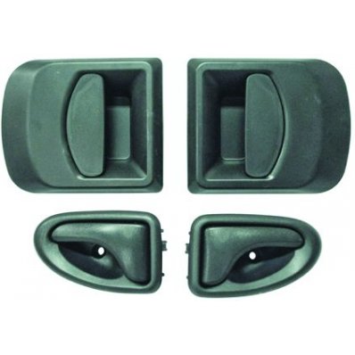 Kit maniglie esterne+interne nere per IVECO DAILY dal 2011 al 2014