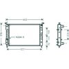 Radiatore acqua per FIAT PALIO dal 2001 al 2005