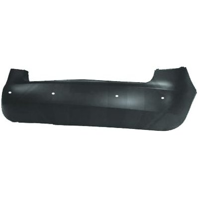 Paraurto posteriore verniciabile berlina con fori sensore per SKODA FABIA dal 2007 al 2010 Codice OEM 5J6807421H