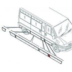 Modan collegam porta anteriore stretta per CITROEN JUMPER dal 2002 al 2006 lato destro passeggero
