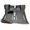 Tappeto preformato moquette nero per FIAT 500 dal 1965 al 1975