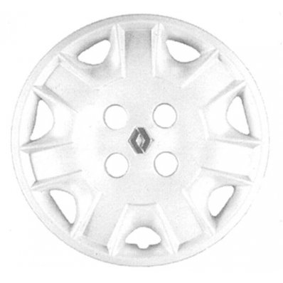 Coppa ruota diametro 15 logo cromato per RENAULT LAGUNA dal 1994 al 1998