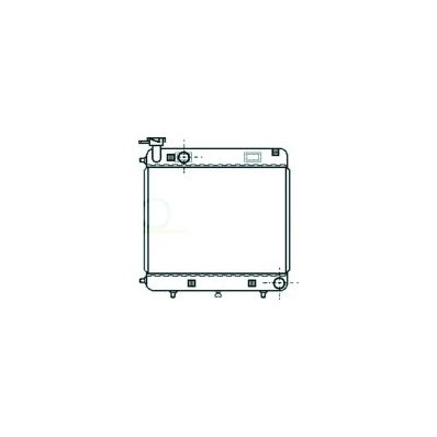 Radiatore acqua per MERCEDES-BENZ 207/307 dal 1977 al 1994 Codice OEM 6015008403