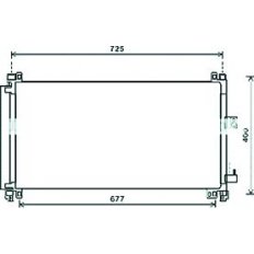 Condensatore per CITROEN C5 dal 2008