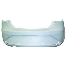 Paraurto posteriore verniciabile con fori sensore per SEAT LEON dal 2009 al 2012
