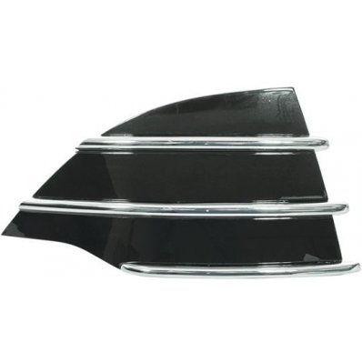 Griglia laterale paraurto nera lucida con modanatura cromata per FORD KUGA dal 2012 al 2016 lato destro passeggero Codice OEM 1845437