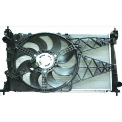 Modulo termico 1.3 - 1.6 MJ - 1.4 T Rad. 55700617 Cond. 51826520 Int. 51783791 Vent. 55700342 per ALFA ROMEO MITO dal 2016