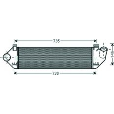 Intercooler per VOLVO S40 dal 2007 al 2010