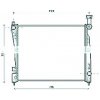 Radiatore acqua per JEEP GRAND CHEROKEE dal 2010 al 2013