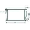 Radiatore acqua per PEUGEOT 306 dal 1993 al 1997