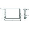 Radiatore acqua per ALFA ROMEO 147 dal 2000 al 2004