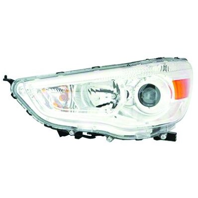 Proiettore cromato per MITSUBISHI ASX dal 2016 lato sinistro guidatore Codice OEM 8301B587