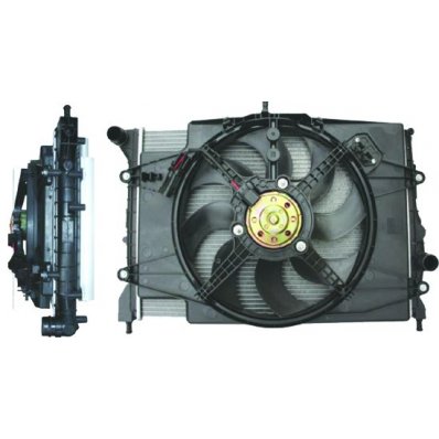 Modulo termico JTD Rad. 46842843 Cond. 46814850 Vent. 46849782 per ALFA ROMEO 147 dal 2000 al 2004