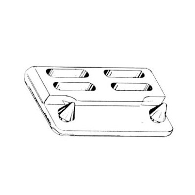 Gommino griglia radiatore per FIAT PANDA dal 1986 al 2003