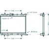 Radiatore acqua per CITROEN XSARA PICASSO dal 1999 al 2003
