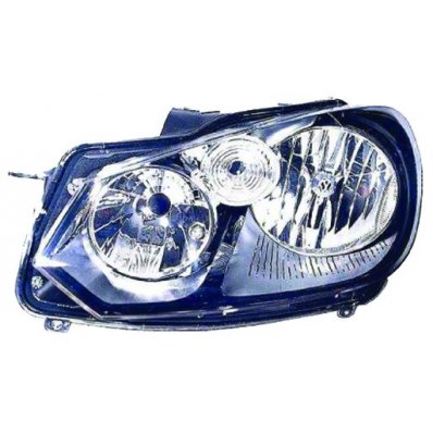 Proiettore per VOLKSWAGEN GOLF  VI dal 2009 al 2012 lato sinistro guidatore Codice OEM 5K1941005P
