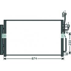 Condensatore per OPEL ANTARA dal 2006 al 2010