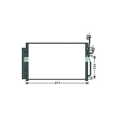 Condensatore per OPEL ANTARA dal 2006 al 2010 Codice OEM 20759647