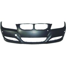 Paraurto anteriore verniciabile con fori sensore per BMW 3 E90 dal 2008 al 2012