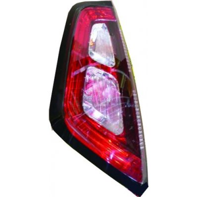 Fanale posteriore cornice interna rossa $portalampada a incastro per FIAT PUNTO dal 2009 al 2012 lato sinistro guidatore Codice OEM 51849738