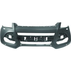 Paraurto anteriore verniciabile con fori lavafari e fori sensore per FORD KUGA dal 2012 al 2016