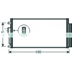 Condensatore per FIAT 500 dal 2008 al 2015
