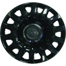 Coppa ruota diametro 16 nera per FIAT 500 dal 2012 al 2017