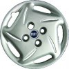 Coppa ruota diametro 13 mod. brush logo blu per FIAT SEICENTO dal 1998 al 2010