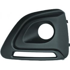 Griglia laterale paraurto con foro fendinebbia e foro drl per PEUGEOT 108 dal 2014 lato sinistro guidatore