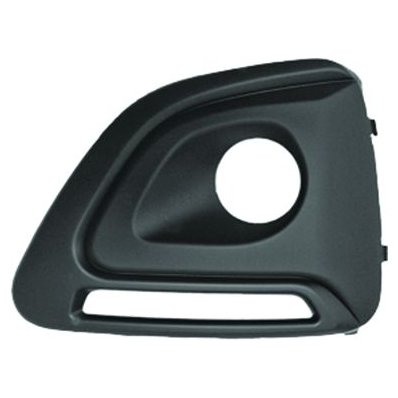 Griglia laterale paraurto con foro fendinebbia e foro drl per PEUGEOT 108 dal 2014 lato sinistro guidatore Codice OEM 1612202580