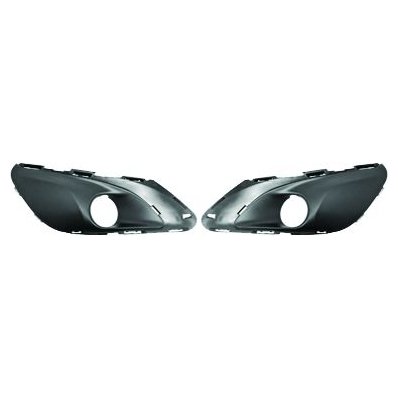Kit griglie laterali paraurto mod. allure con foro fendinebbia per PEUGEOT 308 dal 2013 al 2017 Codice OEM 1610761380