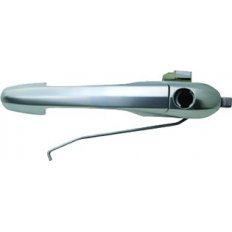 Maniglia esterna anteriore sx c-foro nottolino argento per ALFA ROMEO 147 dal 2004 al 2010