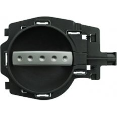 Maniglia apriporta interna leva argento mostrina nera per CITROEN C3 dal 2003 al 2009 lato destro passeggero