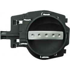 Maniglia apriporta interna leva argento mostrina nera per CITROEN C2 dal 2003 al 2008 lato sinistro guidatore