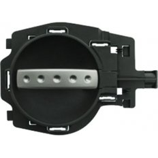 Maniglia apriporta interna leva argento mostrina grigia per CITROEN C3 dal 2003 al 2009 lato destro passeggero
