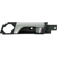 Maniglia apriporta interna leva argento scuro mostrina nera per OPEL ANTARA dal 2006 al 2010 lato sinistro guidatore