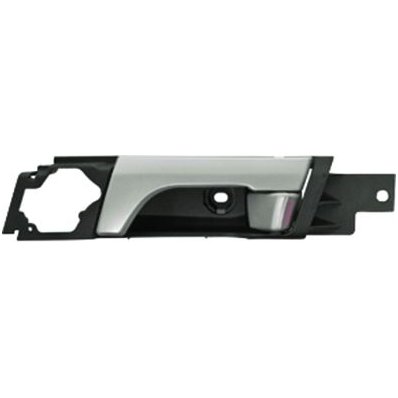 Maniglia apriporta interna leva argento scuro mostrina nera per OPEL ANTARA dal 2006 al 2010 lato sinistro guidatore Codice OEM 4813723