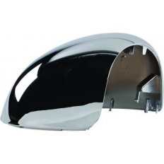 Calotta retrovisore cromata $per specchio non abbattibile per MINI MINI dal 2010 al 2014 lato sinistro guidatore