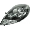 Proiettore corpo nero fanalino bianco per OPEL VIVARO dal 2006 al 2014 lato sinistro guidatore