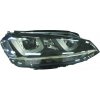 Proiettore xenon parabola nera led per VOLKSWAGEN GOLF  VII dal 2012 al 2016 lato destro passeggero