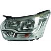 Proiettore led adattivo cromato per FORD TRANSIT dal 2014 lato sinistro guidatore