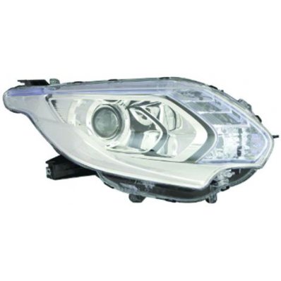 Proiettore xenon cromato led per MITSUBISHI L200 dal 2015 al 2019 lato destro passeggero Codice OEM 6000611203